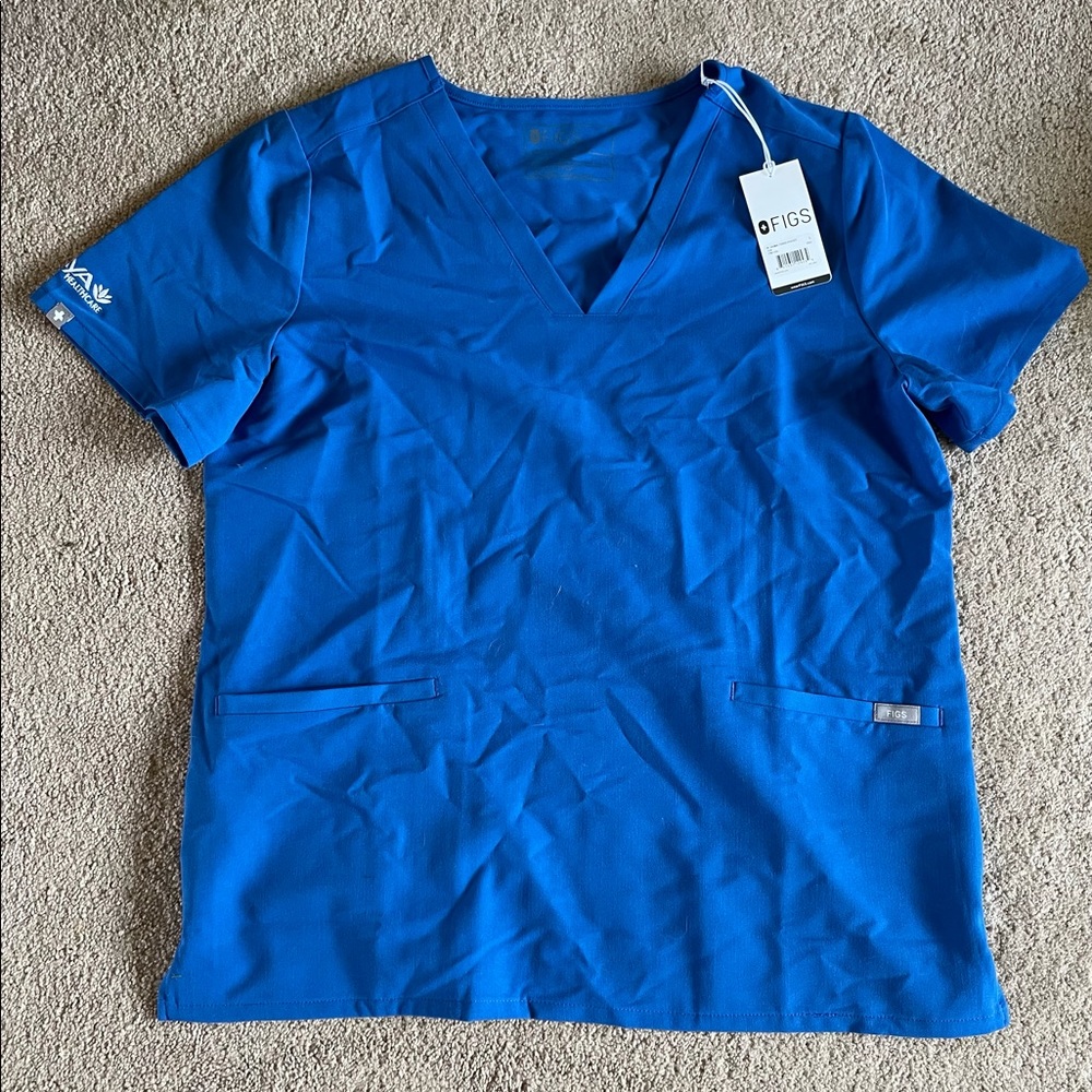 Figs Casma three pocket scrub top